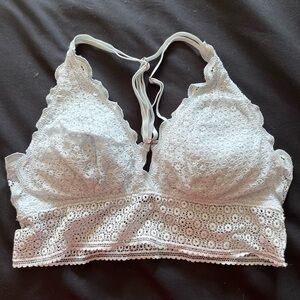 Aerie Light Blue Lace Bralette